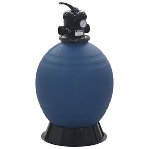 vidaXL sandfilter til pool multiventil med 6 indstillinger 560 mm bl&aring;