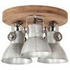 vidaXL industriel loftlampe 25 W 42x27 cm E27 s&oslash;lvfarvet
