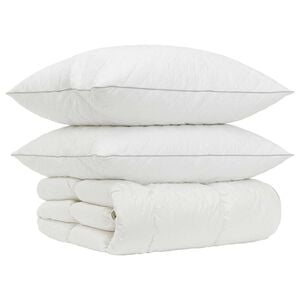 vidaXL 90% g&aring;sedun dyne s&aelig;t FULDA 3 stk. 200 x 200 cm Vinter 300 GSM