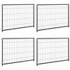 vidaXL Dyrekasse uden d&oslash;r Sort 300 x 100 x 70 cm St&aring;l