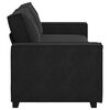 vidaXL 3-personers sofa 220x78x84 cm velour sort