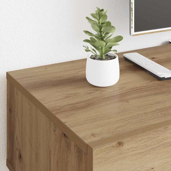 vidaXL TV-skab med skuffe artisan eg 150 x 36 x 30 cm Konstrueret tr&aelig;