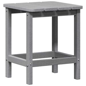 vidaXL Sidebord Lysegr&aring; 38 x 38 x 46 cm Polyethylen