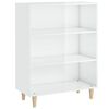 vidaXL sk&aelig;nk 69,5x32,5x90 cm konstrueret tr&aelig; hvid h&oslash;jglans