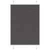 vidaXL Pliss&eacute;gardin Sort 100x100 cm Stofbredde 99,4 cm Polyester