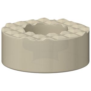 vidaXL Stol ben gulvbeskyttere 2 stk. Transparent &Oslash; 15 x 16 mm PVC