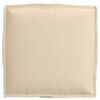 vidaXL Pude 4 pcs Beige 40 x 40 x 8 cm Oxford stof