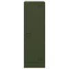 vidaXL sk&aelig;nk 34,5x39x107 cm st&aring;l olivengr&oslash;n