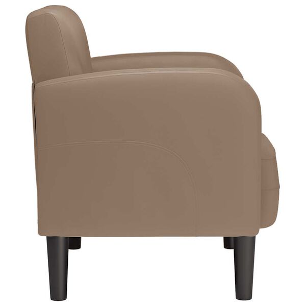 vidaXL sofastol med arml&aelig;n 54 cm kunstl&aelig;der cappuccino