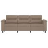 vidaXL 3-personers sofa 180 cm kunstl&aelig;der cappuccino