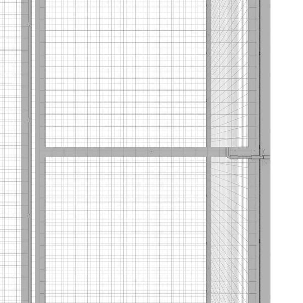 vidaXL kattebur 6x3x2,5 cm galvaniseret st&aring;l