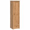 vidaXL Garderobeskab PANAMA Honning 51 x 50 x 185 cm Massivt fyrretr&aelig;