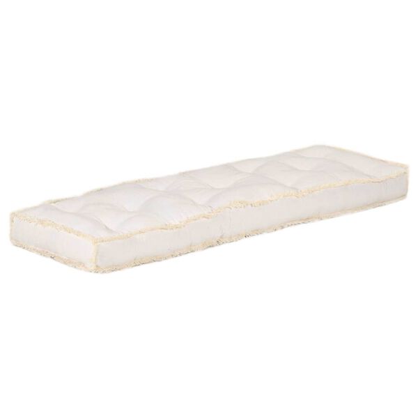 vidaXL hynde til pallesofa 120x40x7 cm beige
