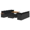 vidaXL Havesofa S&aelig;t 12 stk. 12-Antal s&aelig;der Sort polyrattan