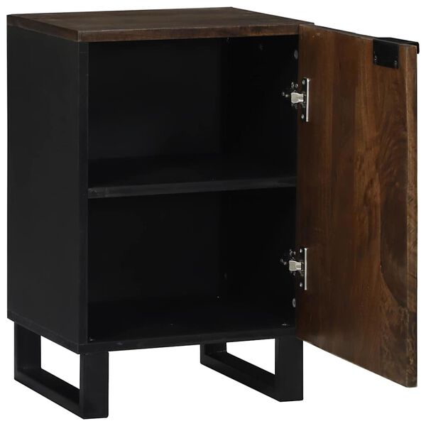 vidaXL Badeværelsesskabsunder Valnød 38 x 33,5 x 58 cm Konstrueret træ