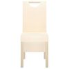 vidaXL spisebordsstole 4 stk. stof cremefarvet