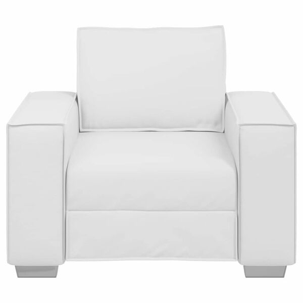 vidaXL Sofa Stol Hvid 100 cm Faux l&aelig;der