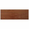 vidaXL Vindueskarm Brun tr&aelig; 160 x 50 x 4,5 cm PVC