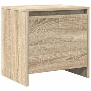 vidaXL sengebord 45x34x44,5 cm konstrueret tr&aelig; sonoma-eg