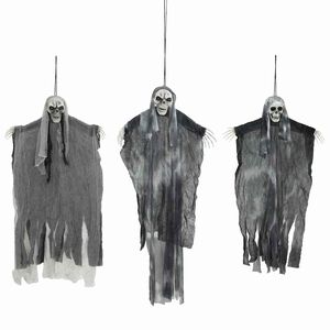 vidaXL Halloween H&aelig;ngende Sp&oslash;gelse 3 pcs Sort 66 x 110 cm Polyester
