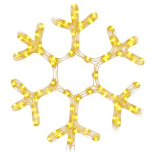 vidaXL snefnug julefigur 72 LED'er 38x37 cm varmt hvidt lys