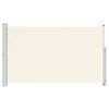 vidaXL sammenrullelig sidemarkise til terrassen 180x300 cm cremefarvet