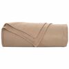 vidaXL Kastet&aelig;pper 6 pcs Camel 210 x 140 cm Fleece