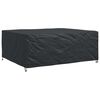 vidaXL M&oslash;belbetr&aelig;k Ensfarvet Sort 250 x 210 x 90 cm 600D