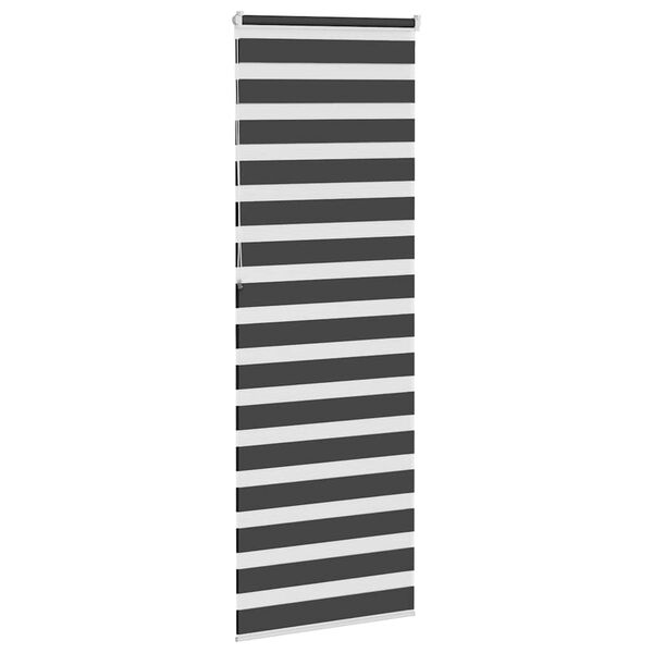 vidaXL zebragardin sort 80x230 cm stofbredde 75,9 cm polyester