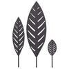vidaXL Have Stake 3 stk. 116,5 x 35 x 3 cm Sort St&aring;l