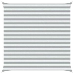 vidaXL Solskygge sejl Lys Gr&aring; og Hvid 7 x 7 m 100% polyester Oxford