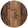 vidaXL Bordplade Gammelt tr&aelig; &Oslash; 80 x 1,5 cm Konstrueret tr&aelig;
