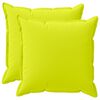 vidaXL Pudebetr&aelig;k 2 stk. HOUTEN Lys gr&oslash;n 70 x 70 cm Polyester