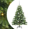 vidaXL Kunstigt juletr&aelig; med 150 LED'er Gr&oslash;n 120 cm PE og PVC
