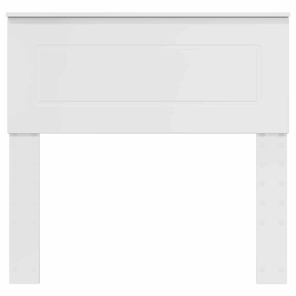 vidaXL Hovedg&aelig;rde med hovedg&aelig;rde Gloss Hvid 90 cm Konstrueret tr&aelig;