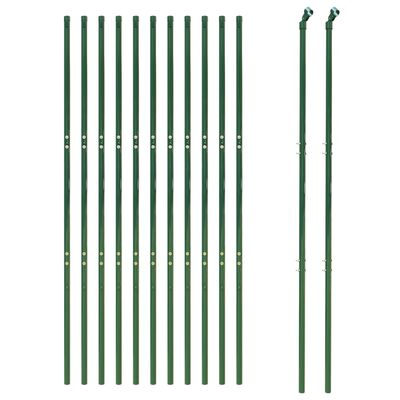vidaXL trådegn 1,6x25 m grøn