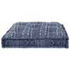vidaXL Sofa pude Indigo Print 120 x 80 x 12 cm Stof