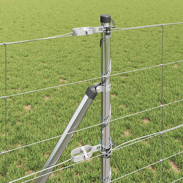 vidaXL Hegnsp&aelig;l Galvaniseret 25 x 0,8 m St&aring;l