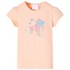 T-shirt til b&oslash;rn str. 104 lys orange
