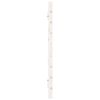 vidaXL sengegavl 166x3x63 cm massivt fyrretr&aelig; hvid