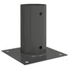 vidaXL Rund Jordankre 12 stk. Antracit 15 x 15 x 15 cm Metal