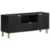 vidaXL tv-bord 105x33x46 cm konstrueret tr&aelig; sort