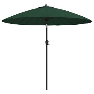 vidaXL parasol med aluminiumsstang 270 cm gr&oslash;n