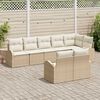 vidaXL Havesofa Sæt Beige og creme 55 x 55 x 37 cm polyrattan