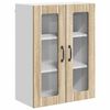 vidaXL V&aelig;gl&aring;gskab LUCCA Sonoma-eg 60 x 31 x 80 cm Konstrueret tr&aelig;