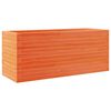 vidaXL plantekasse 110x40x46 cm massivt fyrretr&aelig; gyldenbrun