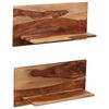 vidaXL v&aelig;ghylder 2 stk. 58 x 26 x 20 cm massivt akacietr&aelig;