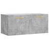 vidaXL v&aelig;gskab 80x36,5x35 cm konstrueret tr&aelig; betongr&aring;