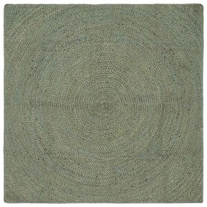 vidaXL Omr&aring;det&aelig;pper Olivengr&oslash;n 160 x 160 cm Jute
