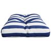 vidaXL pallehynde 70x40x12 cm stof stribet bl&aring; og hvid